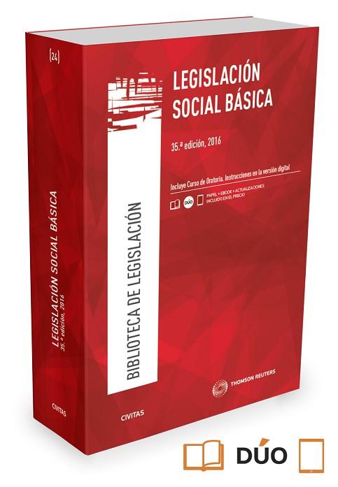 LEGISLACION SOCIAL BÁSICA | 9788491357704 | CIVITAS BIBLIOTECA DE LEGISLACIÓN | Llibres Parcir | Librería Parcir | Librería online de Manresa | Comprar libros en catalán y castellano online