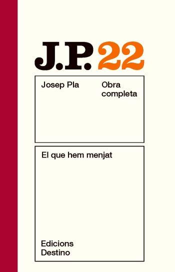 OC 22 EL QUE HEM MENJAT | 9788497101622 | PLA | Llibres Parcir | Llibreria Parcir | Llibreria online de Manresa | Comprar llibres en català i castellà online