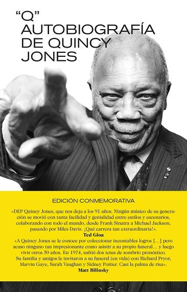 Q: AUTOBIOGRAFÍA DE QUINCY JONES. EDICIÓN CONMEMORATIVA | 9788418404627 | JONES, QUINCY | Llibres Parcir | Librería Parcir | Librería online de Manresa | Comprar libros en catalán y castellano online