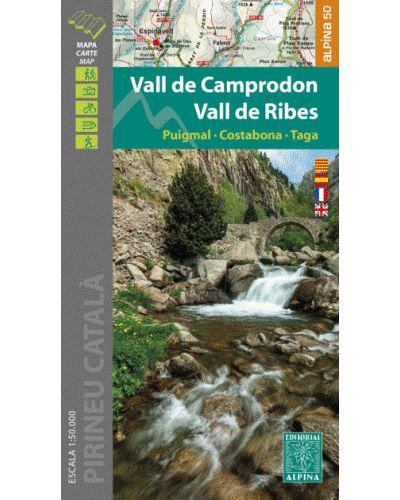VALL DE CAMPRODON ; VALL DE RIBES (MAPA 1:50.000 + CARPETA DESPLEGABLE) | 9788480908658 | VVAA VARIOS | Llibres Parcir | Llibreria Parcir | Llibreria online de Manresa | Comprar llibres en català i castellà online