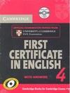 CAMBRIDGE FIRST CERTIFICATE IN ENGLISH 4 (PACK +CD+ANSWERS) | 9780521156974 | CAMBRIDGE | Llibres Parcir | Librería Parcir | Librería online de Manresa | Comprar libros en catalán y castellano online