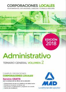 ADMINISTRATIVO DE LAS CORPORACIONES LOCALES. TEMARIO GENERAL VOLUMEN 2 | 9788414216507 | EDITORES, 7 / MARTÍNEZ DEL FRESNO, JOAQUÍN / TORRES FONSECA, FRANCISCO JESÚS / SOUTO FERNÁNDEZ, RAFA | Llibres Parcir | Librería Parcir | Librería online de Manresa | Comprar libros en catalán y castellano online