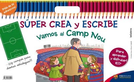 SÚPER CREA Y ESCRIBE VAMOS AL CAMP NOU | 9788424653217 | SANS MESTRE, CRISTINA | Llibres Parcir | Llibreria Parcir | Llibreria online de Manresa | Comprar llibres en català i castellà online
