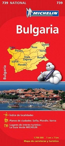 Mapa 739 National Bulgaria | 9782067174054 | Varios autores | Llibres Parcir | Librería Parcir | Librería online de Manresa | Comprar libros en catalán y castellano online