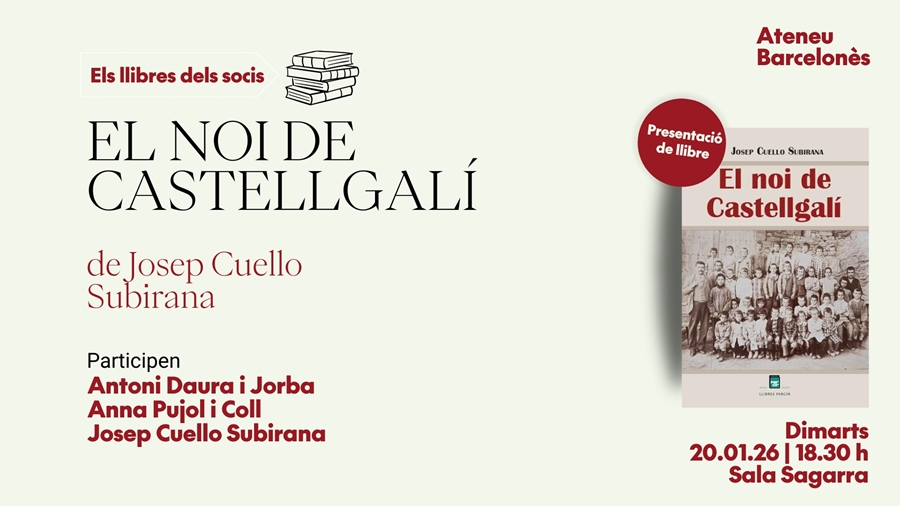 Presentació "El noi de Castellgalí", de Josep Cuello - Llibres Parcir | Librería Parcir | Librería online de Manresa | Comprar libros en catalán y castellano online