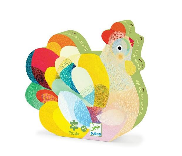 PUZZLE SILUETA LA GALLINA | 3070900072060 | Llibres Parcir | Librería Parcir | Librería online de Manresa | Comprar libros en catalán y castellano online