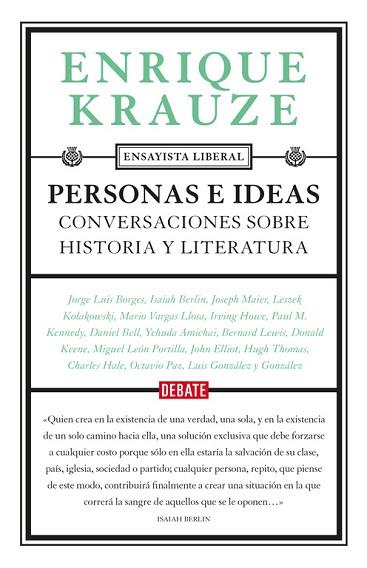 PERSONAS E IDEAS | 9788499926605 | KRAUZE KLEINBOR, ENRIQUE | Llibres Parcir | Librería Parcir | Librería online de Manresa | Comprar libros en catalán y castellano online