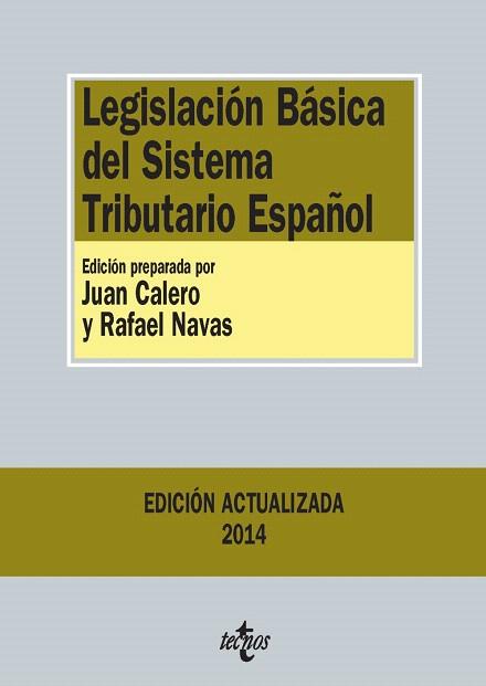 LEGISLACIÓN BÁSICA DEL SISTEMA TRIBUTARIO ESPAÑOL | 9788430961818 | EDITORIAL TECNOS | Llibres Parcir | Librería Parcir | Librería online de Manresa | Comprar libros en catalán y castellano online