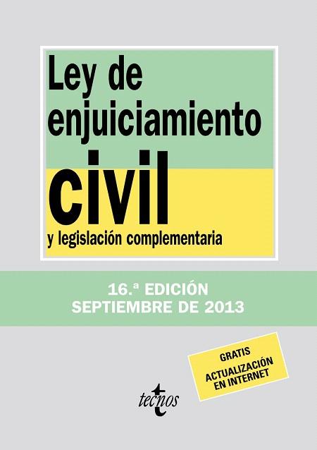 LEY DE ENJUICIAMIENTO CIVIL | 9788430958641 | EDITORIAL TECNOS | Llibres Parcir | Llibreria Parcir | Llibreria online de Manresa | Comprar llibres en català i castellà online