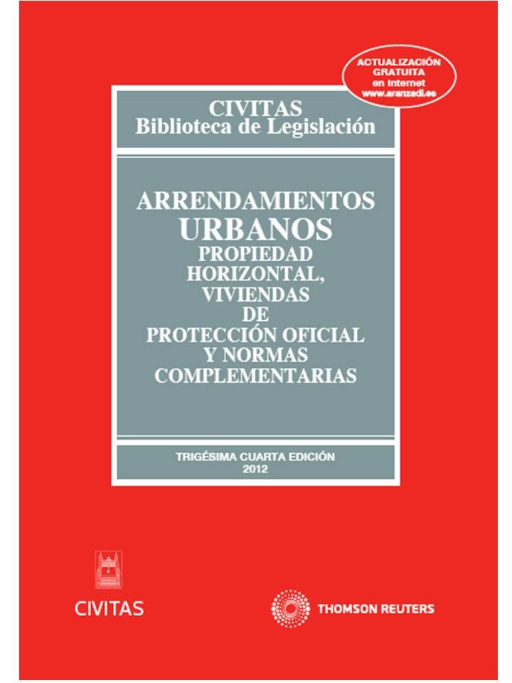 Arrendamientos Urbanos, Propiedad Horizontal, Viviendas de Protección Oficial y | 9788447039111 | Civitas, Departamento de Redacción | Llibres Parcir | Llibreria Parcir | Llibreria online de Manresa | Comprar llibres en català i castellà online