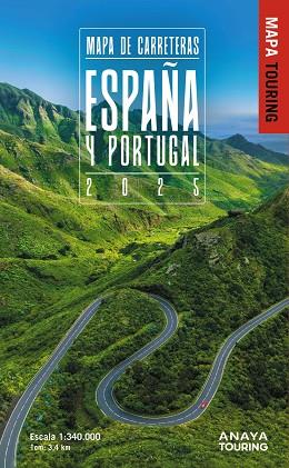 MAPA DE CARRETERAS DE ESPAÑA Y PORTUGAL 1:340.000, 2025 | 9788491588610 | ANAYA TOURING | Llibres Parcir | Librería Parcir | Librería online de Manresa | Comprar libros en catalán y castellano online