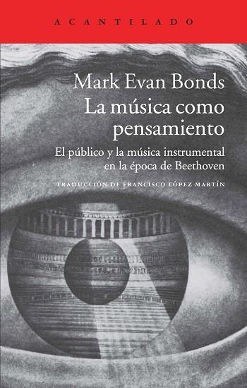 LA MÚSICA COMO PENSAMIENTO | 9788416011162 | BONDS, MARK EVAN | Llibres Parcir | Llibreria Parcir | Llibreria online de Manresa | Comprar llibres en català i castellà online
