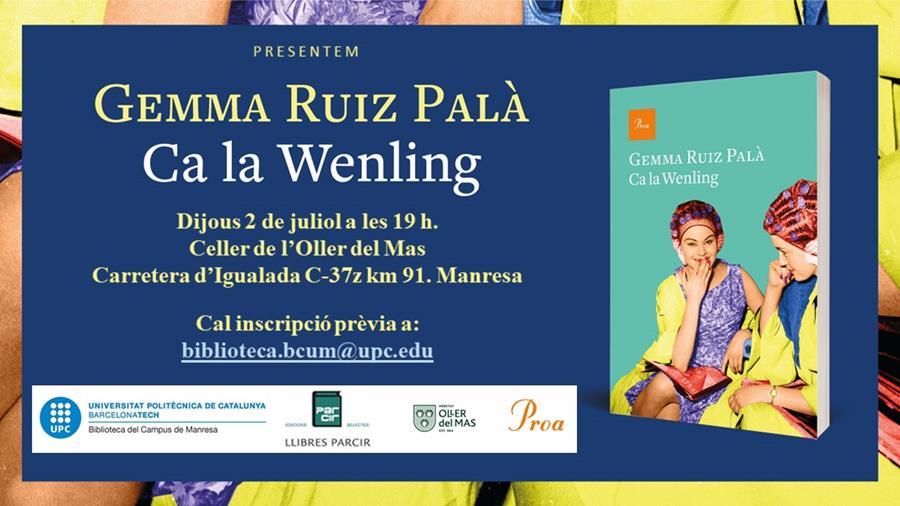 PRESENTACIÓ DE "CA LA WENLING", de GEMMA RUIZ - Llibres Parcir | Llibreria Parcir | Llibreria online de Manresa | Comprar llibres en català i castellà online