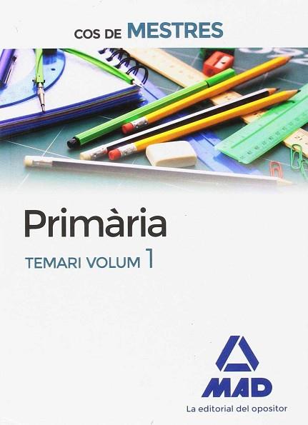 COS DE MESTRES PRIMÀRIA. TEMARI VOLUM 1 | 9788414203477 | 7 EDITORES / CENTRO DE ESTUDIOS VECTOR, S.L. | Llibres Parcir | Librería Parcir | Librería online de Manresa | Comprar libros en catalán y castellano online
