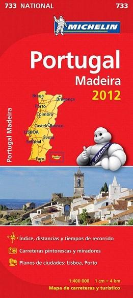 Mapa 733  National Portugal | 9782067171329 | Varios autores | Llibres Parcir | Llibreria Parcir | Llibreria online de Manresa | Comprar llibres en català i castellà online