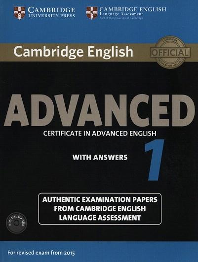 CAMBRIDGE ENGLISH: ADVANCED (CAE) 1 (2015 EXAM) STUDENT'S BOOK PACK (STUDENT'S B | 9781107654969 | CAMBRIDGE | Llibres Parcir | Llibreria Parcir | Llibreria online de Manresa | Comprar llibres en català i castellà online