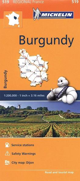 MAPA 519 BURGUNDY FRANCIA MAPA REGIONAL 2016 | 9782067209190 | AA.VV. | Llibres Parcir | Librería Parcir | Librería online de Manresa | Comprar libros en catalán y castellano online