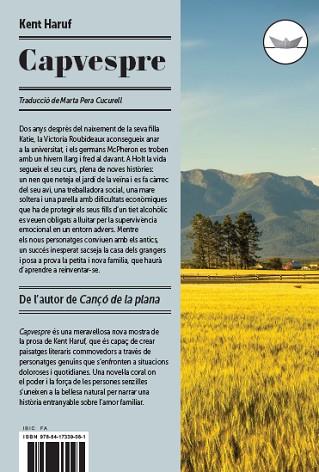 CAPVESPRE | 9788417339081 | HARUF, KENT | Llibres Parcir | Llibreria Parcir | Llibreria online de Manresa | Comprar llibres en català i castellà online