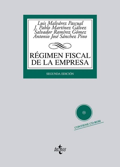 RÉGIMEN FISCAL DE LA EMPRESA | 9788430955268 | MALVÁREZ PASCUAL, LUIS/MARTÍNEZ GÁLVEZ, J. PABLO/RAMÍREZ GÓMEZ, SALVADOR/SÁNCHEZ PINO, ANTONIO JOSÉ | Llibres Parcir | Llibreria Parcir | Llibreria online de Manresa | Comprar llibres en català i castellà online