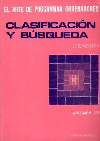 CLASIFICACION Y BUSQUEDA | 9788429126648 | KNUTH | Llibres Parcir | Librería Parcir | Librería online de Manresa | Comprar libros en catalán y castellano online