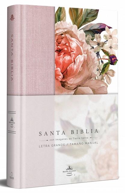 BIBLIA REINA VALERA 1960 LETRA GRANDE. TAPA DURA, TELA ROSADA CON FLORES, TAMAÑO | 9781644733875 | REINA VALERA REVISADA 1960 | Llibres Parcir | Llibreria Parcir | Llibreria online de Manresa | Comprar llibres en català i castellà online