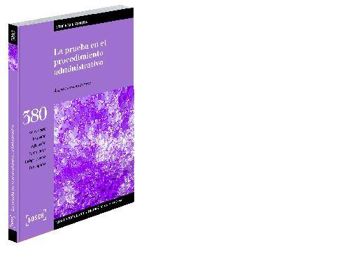 LA PRUEBA EN EL PROCEDIMIENTO ADMINISTRATIVO | 9788497902243 | MANZANO SALCEDO, ÁNGELA | Llibres Parcir | Llibreria Parcir | Llibreria online de Manresa | Comprar llibres en català i castellà online