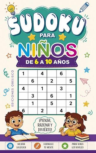 SUDOKU PARA NIÑOS DE 6 A 10 AÑOS | 9788411724333 | ANÓNIMO | Llibres Parcir | Llibreria Parcir | Llibreria online de Manresa | Comprar llibres en català i castellà online