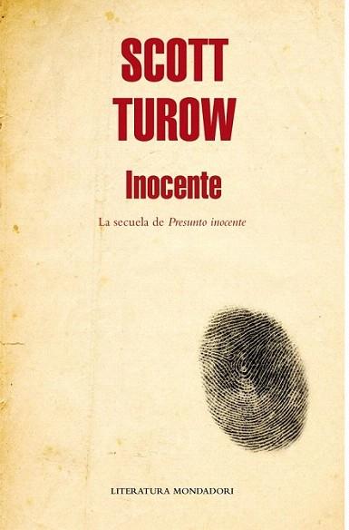 INOCENTE tela | 9788439723196 | TUROW SCOTT | Llibres Parcir | Librería Parcir | Librería online de Manresa | Comprar libros en catalán y castellano online