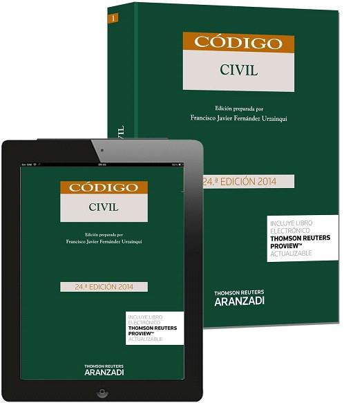 CÓDIGO CIVIL (PAPEL + E-BOOK) | 9788490595411 | FERNÁNDEZ URZAINQUI, FRANCISCO JAVIER | Llibres Parcir | Librería Parcir | Librería online de Manresa | Comprar libros en catalán y castellano online