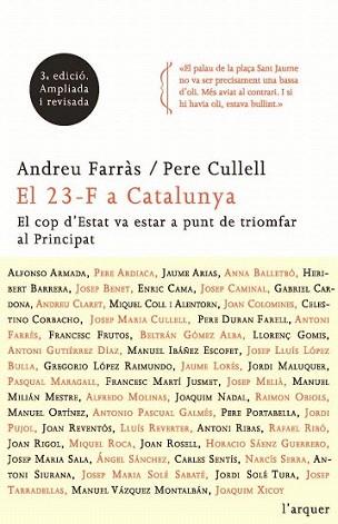 EL 23 F A CATALUNYA el cop d' Estat va estar a punt de trio | 9788466411271 | ANDREU FARRAS PERE CULLELL | Llibres Parcir | Librería Parcir | Librería online de Manresa | Comprar libros en catalán y castellano online