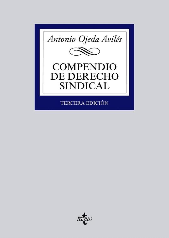 COMPENDIO DE DERECHO SINDICAL | 9788430961641 | OJEDA AVILÉS, ANTONIO | Llibres Parcir | Llibreria Parcir | Llibreria online de Manresa | Comprar llibres en català i castellà online