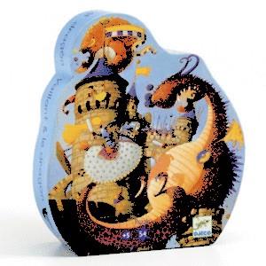 PUZZLE SILUETA VAILLANT Y EL DRAGON | 3070900072565 | Llibres Parcir | Librería Parcir | Librería online de Manresa | Comprar libros en catalán y castellano online