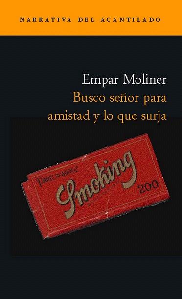 BUSCO SENOR PARA AMISTAD Y LO QUE SURJA | 9788496489011 | EMPAR MOLINER | Llibres Parcir | Llibreria Parcir | Llibreria online de Manresa | Comprar llibres en català i castellà online