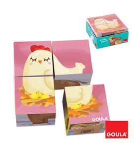 PUZZLE 4 CUBOS GRANJA | 8410446534175 | Llibres Parcir | Llibreria Parcir | Llibreria online de Manresa | Comprar llibres en català i castellà online