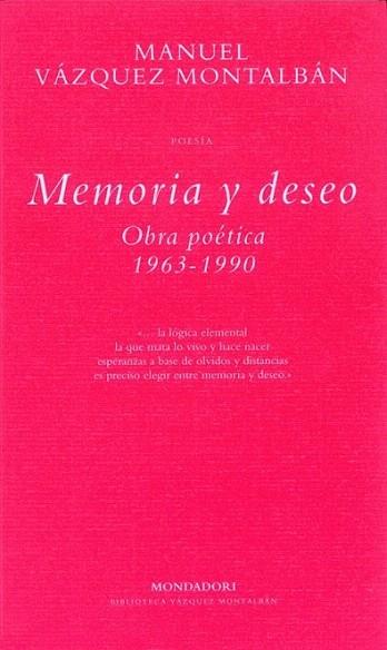 MEMORIA Y DESEO | 9788439705529 | VAZQUEZ | Llibres Parcir | Llibreria Parcir | Llibreria online de Manresa | Comprar llibres en català i castellà online