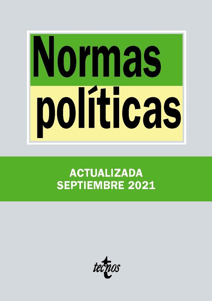 NORMAS POLÍTICAS | 9788430982714 | EDITORIAL TECNOS | Llibres Parcir | Llibreria Parcir | Llibreria online de Manresa | Comprar llibres en català i castellà online
