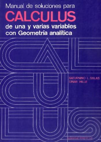 MANUAL SOLUCIONES CALCULUS | 9788429151275 | SALAS | Llibres Parcir | Librería Parcir | Librería online de Manresa | Comprar libros en catalán y castellano online