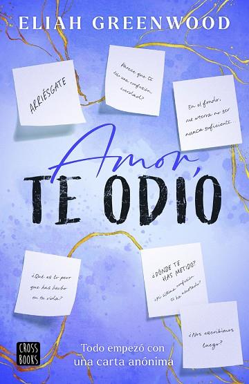 AMOR, TE ODIO | 9788408298151 | GREENWOOD, ELIAH | Llibres Parcir | Llibreria Parcir | Llibreria online de Manresa | Comprar llibres en català i castellà online