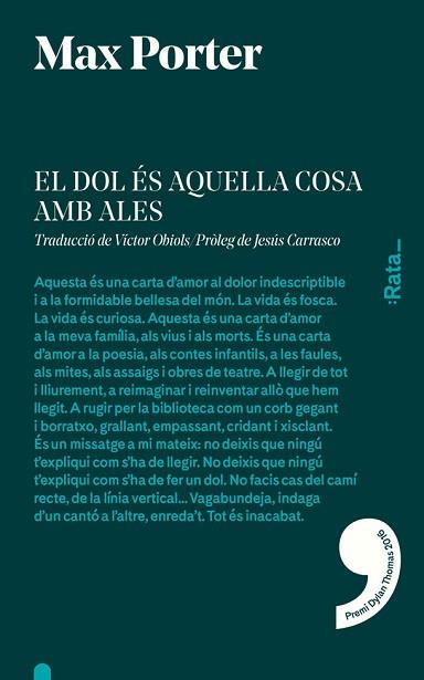 EL DOL ÉS AQUELLA COSA AMB ALES | 9788494489143 | PORTER, MAX | Llibres Parcir | Llibreria Parcir | Llibreria online de Manresa | Comprar llibres en català i castellà online