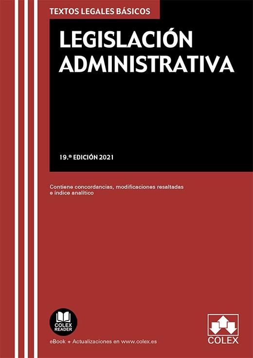 LEGISLACIÓN ADMINISTRATIVA | 9788413591735 | EDITORIAL COLEX S.L. | Llibres Parcir | Librería Parcir | Librería online de Manresa | Comprar libros en catalán y castellano online