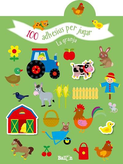 100 ADHESIUS PER JUGAR - LA GRANJA | 9789403216706 | BALLON | Llibres Parcir | Llibreria Parcir | Llibreria online de Manresa | Comprar llibres en català i castellà online