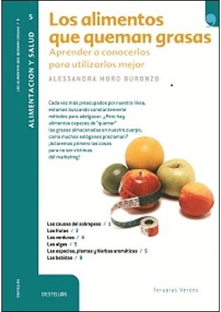 LOS ALIMENTOS QUE QUEMAN GRASAS col destellos triptic | 9788492716876 | ALESSANDRA MORO BURONZO | Llibres Parcir | Librería Parcir | Librería online de Manresa | Comprar libros en catalán y castellano online