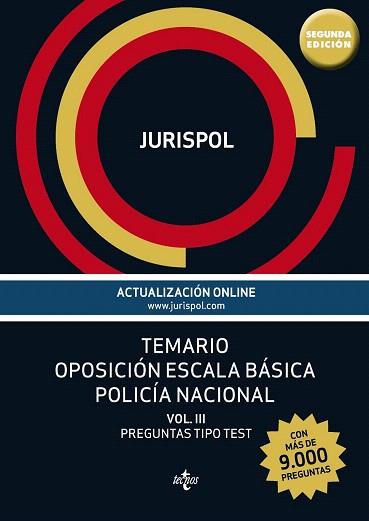 TEMARIO OPOSICIÓN ESCALA BÁSICA POLICÍA NACIONAL | 9788430965380 | JURISPOL | Llibres Parcir | Librería Parcir | Librería online de Manresa | Comprar libros en catalán y castellano online