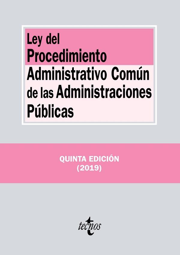 LEY DEL PROCEDIMIENTO ADMINISTRATIVO COMÚN DE LAS ADMINISTRACIONES PÚBLICAS | 9788430977772 | EDITORIAL TECNOS | Llibres Parcir | Librería Parcir | Librería online de Manresa | Comprar libros en catalán y castellano online