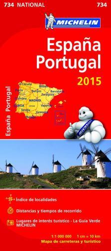 MAPA DESPLEG. 734 ESPAÑA PORTUGAL 2015 MICHELIN | 9782067199569 | Llibres Parcir | Librería Parcir | Librería online de Manresa | Comprar libros en catalán y castellano online