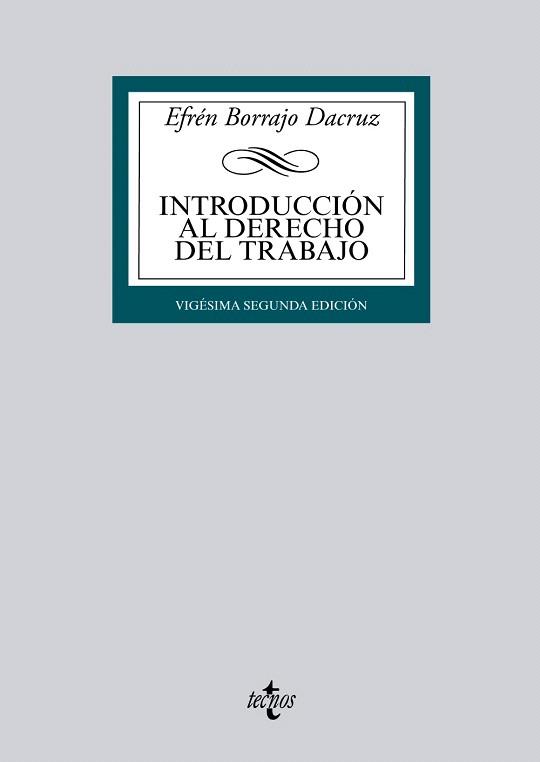 INTRODUCCIÓN AL DERECHO DEL TRABAJO | 9788430959464 | BORRAJO DACRUZ, EFRÉN | Llibres Parcir | Librería Parcir | Librería online de Manresa | Comprar libros en catalán y castellano online