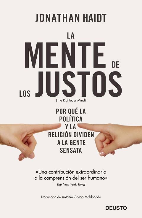 LA MENTE DE LOS JUSTOS | 9788423430093 | HAIDT, JONATHAN | Llibres Parcir | Librería Parcir | Librería online de Manresa | Comprar libros en catalán y castellano online