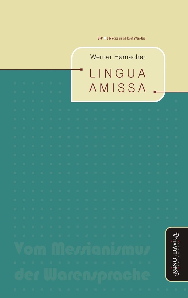 LINGUA AMISSA | PODI130179 | HAMACHER  WERNER | Llibres Parcir | Librería Parcir | Librería online de Manresa | Comprar libros en catalán y castellano online