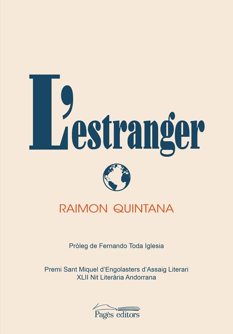 L'ESTRANGER | 9788413032177 | QUINTANA MIRÓ, RAIMON | Llibres Parcir | Llibreria Parcir | Llibreria online de Manresa | Comprar llibres en català i castellà online