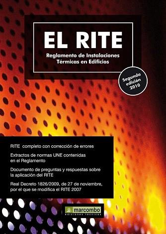 EL RITE Reglamento Instalaciones Termicas Edificios 2010 | 9788426716316 | VARIOS AUTORES | Llibres Parcir | Llibreria Parcir | Llibreria online de Manresa | Comprar llibres en català i castellà online